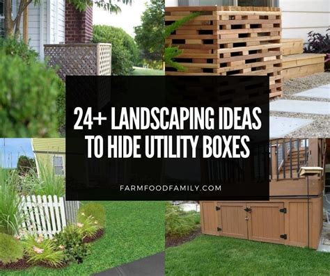 decoration near electric boxes|best way to hide utility boxes.